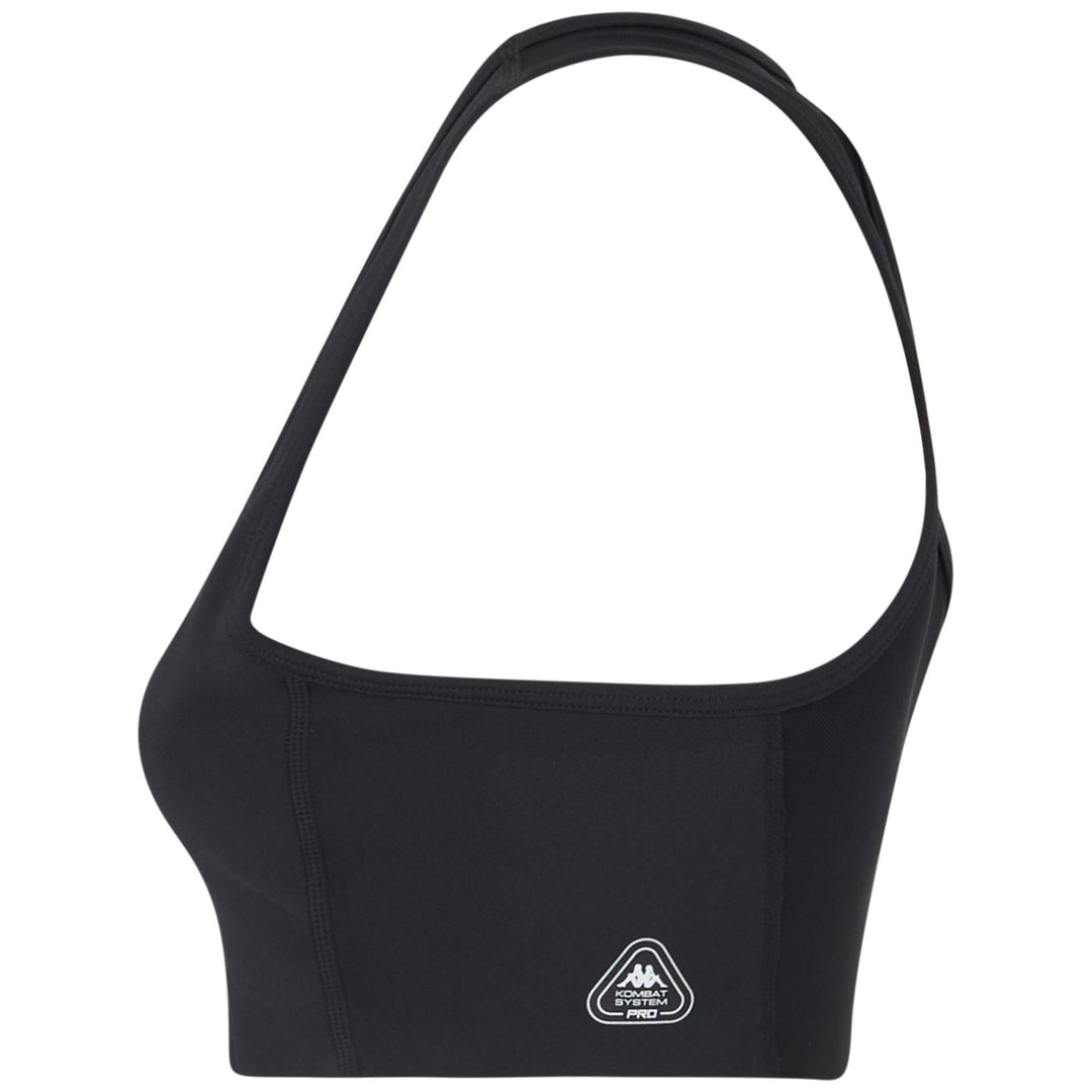 Maillot deportivo para mujer color coral negro con copas extraíbles main