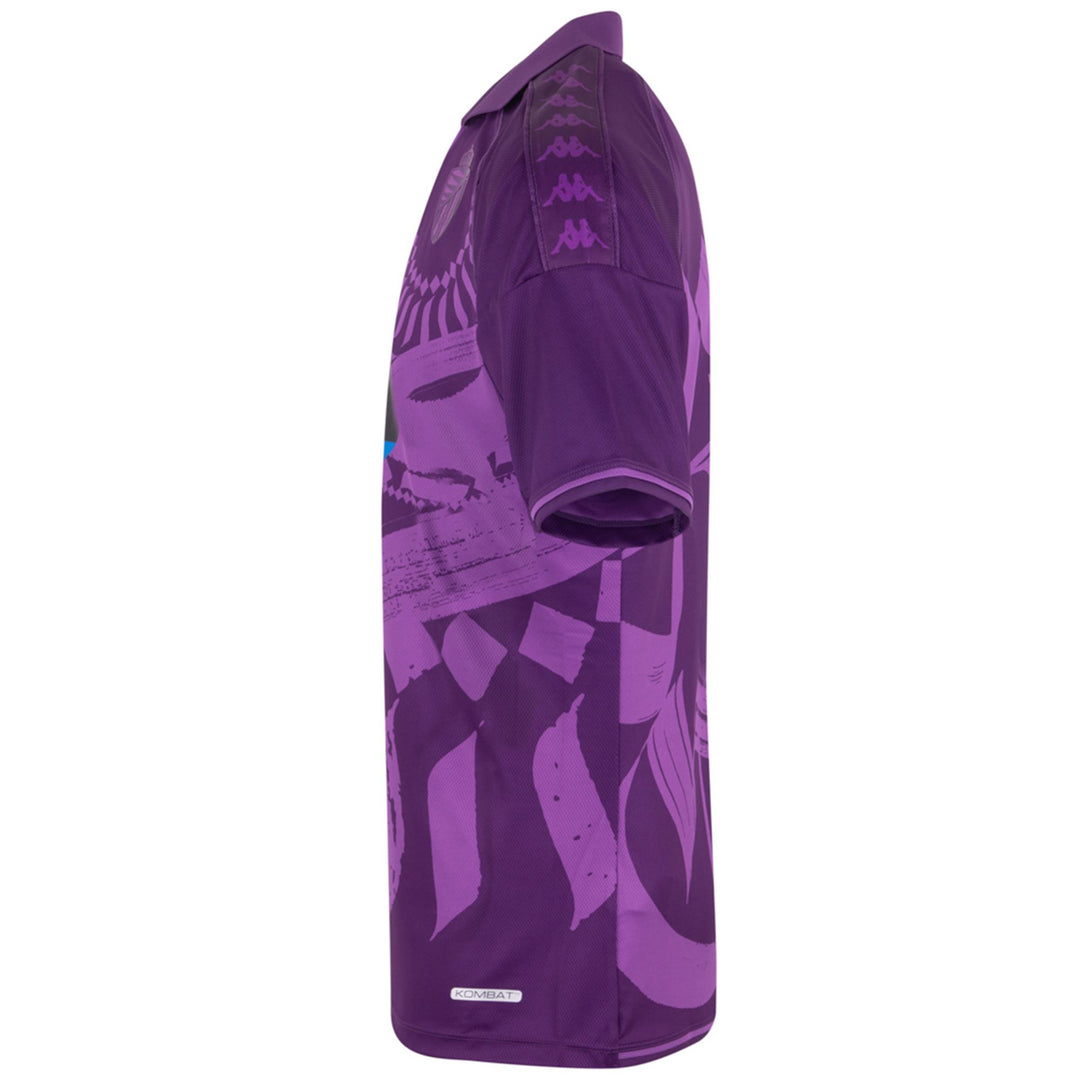 Violet Men's Skin Fit Real Valladolid Football Shirt in Recycled Fabric main