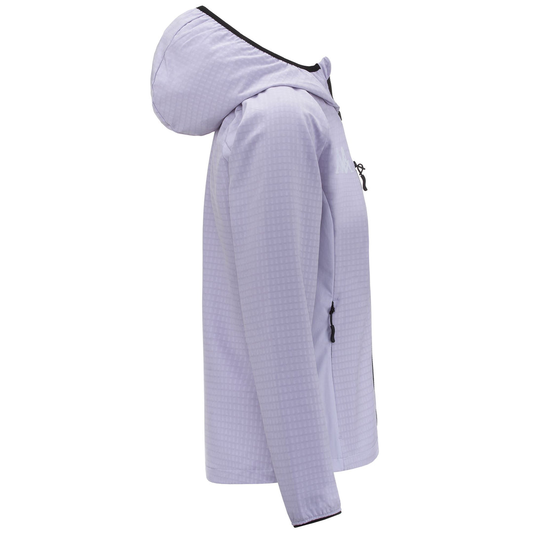 Violet Women's Outdoor Fleece Jacket with Slim Fit and Hood main