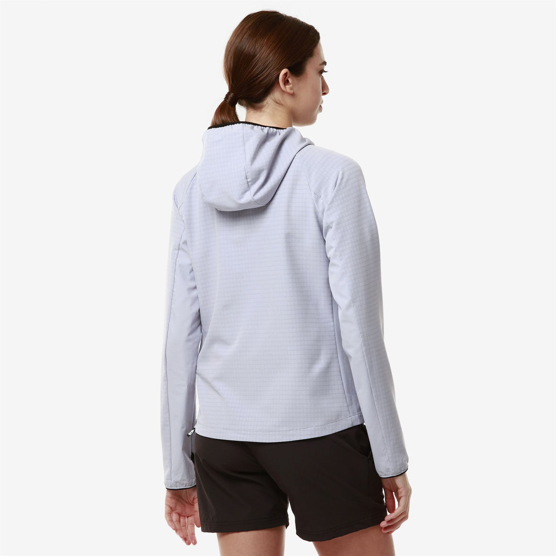 Violet Women's Outdoor Fleece Jacket with Slim Fit and Hood main