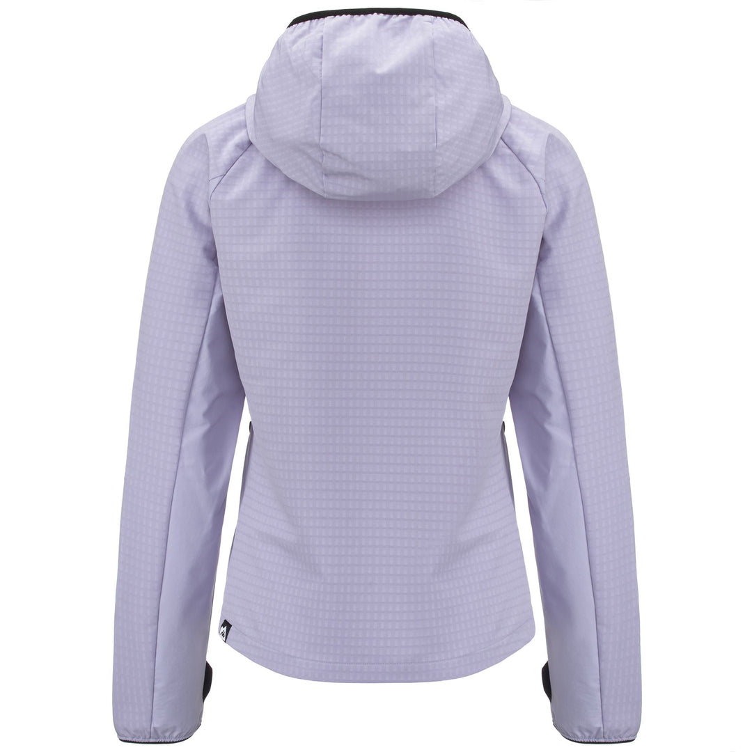 Violet Women's Outdoor Fleece Jacket with Slim Fit and Hood main