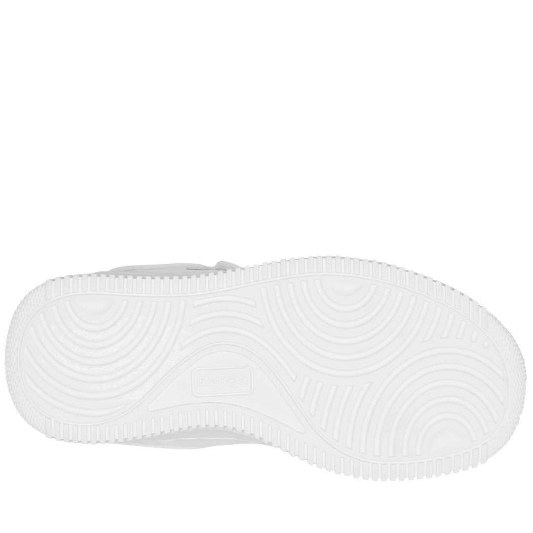 White Unisex Kid's Low Cut Sports Sneakers main