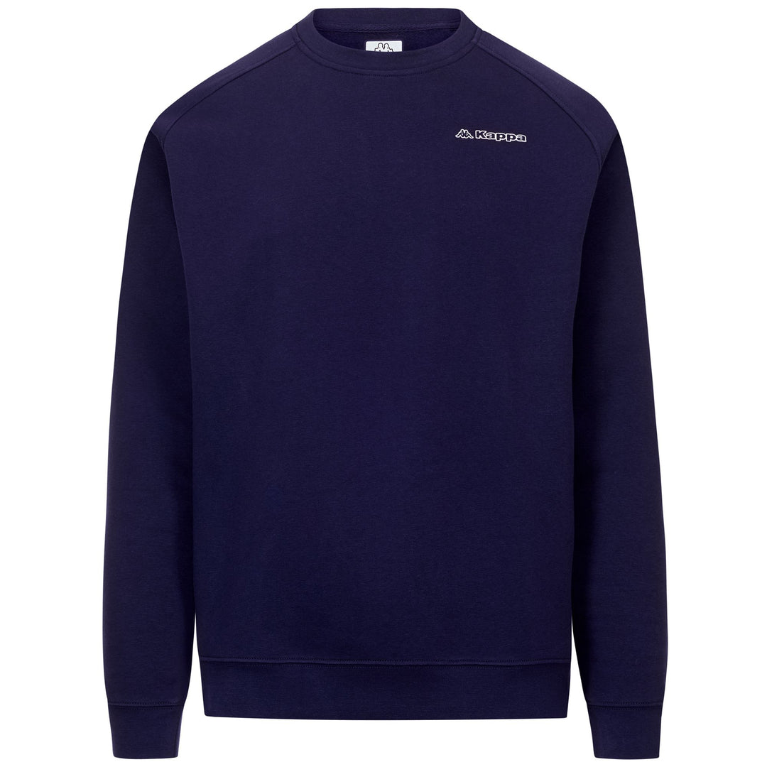 Blue Men's Regular Fit Organic Cotton Fleece Jumper 01