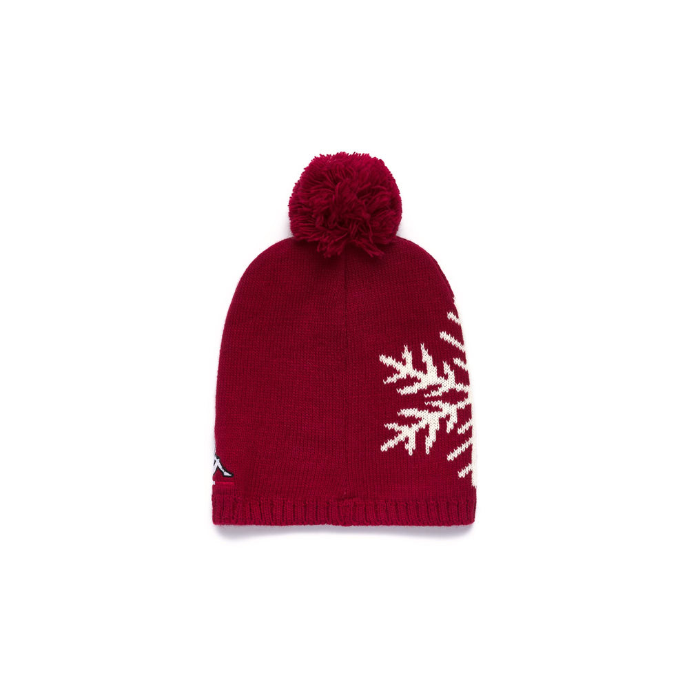 Bonnet de ski rouge unisexe avec doublure polaire 02