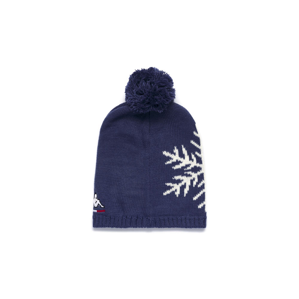 Bonnet de ski unisexe bleu à coupe profonde avec doublure polaire 02