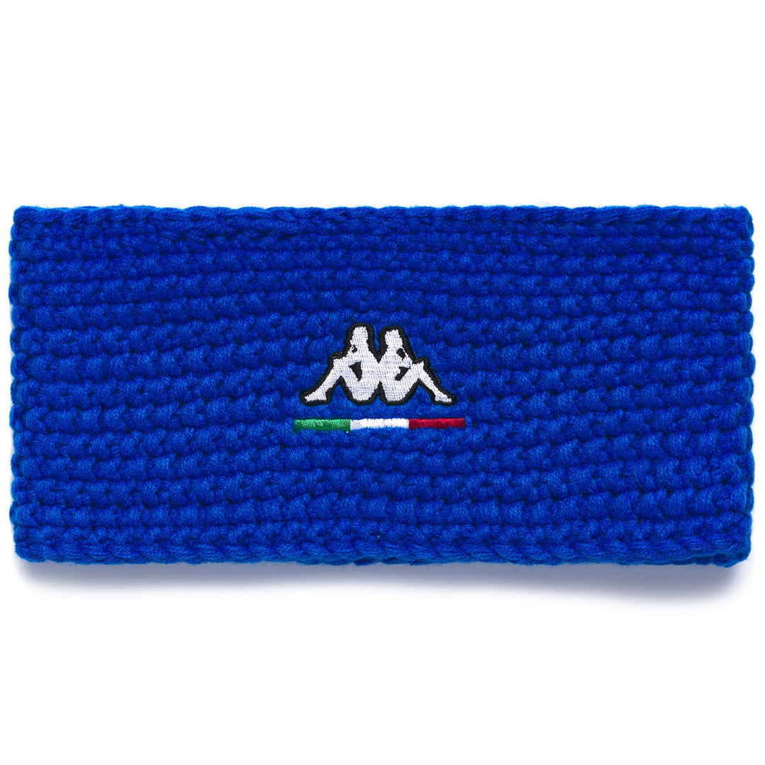 Cinta para la cabeza de esquí unisex azul brillante con forro polar 01