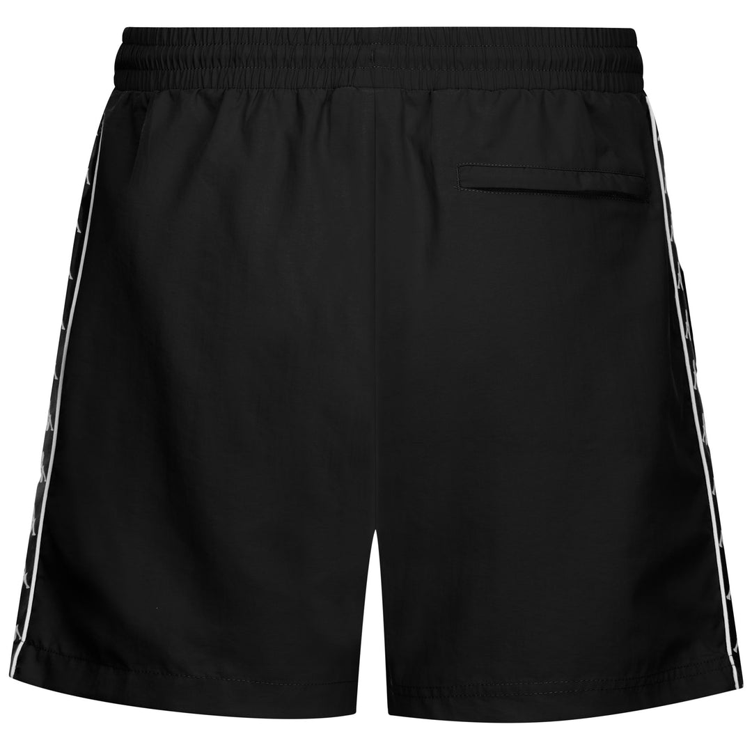 Costume da bagno da uomo blu con nastro adesivo main