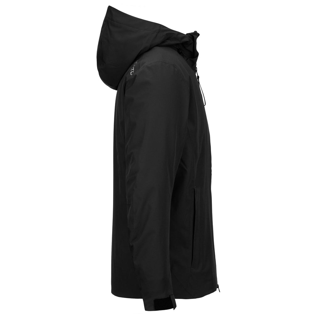 Black Men's Ski Mid Jacket with Waterproof Protection. 02