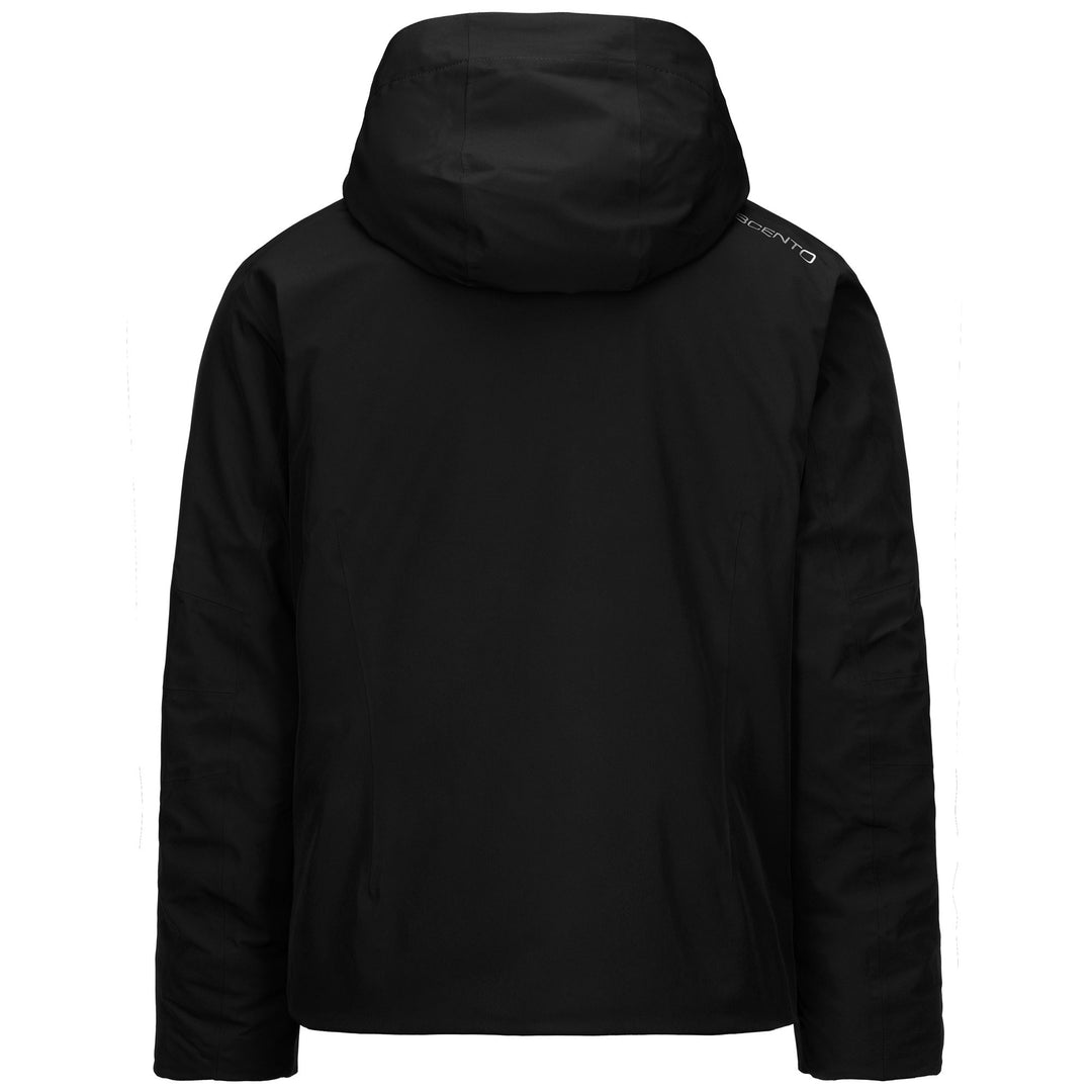 Black Men's Ski Mid Jacket with Waterproof Protection. main