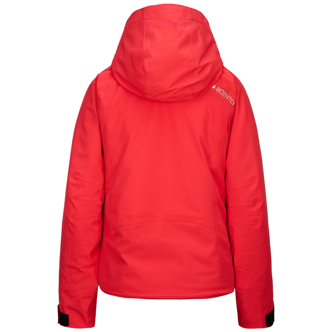 Red Women's Ski Mid Jacket with Waterproof Protection. main