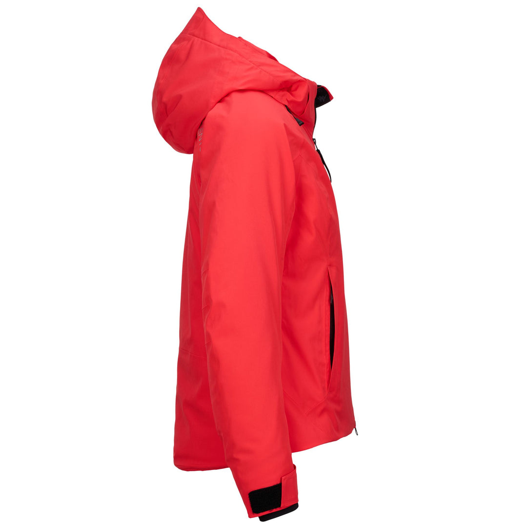 Red Women's Ski Mid Jacket with Waterproof Protection. main