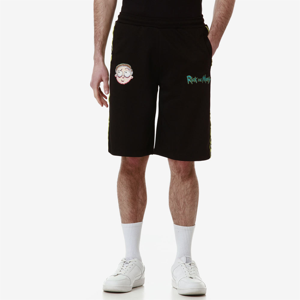 Shorts Man 222 BANDA MYO WARNER BROS Sport  Shorts BLACK Detail (jpg Rgb)			
