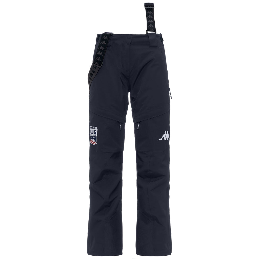 Blue Women's Waterproof Ski Trousers with Padding 02