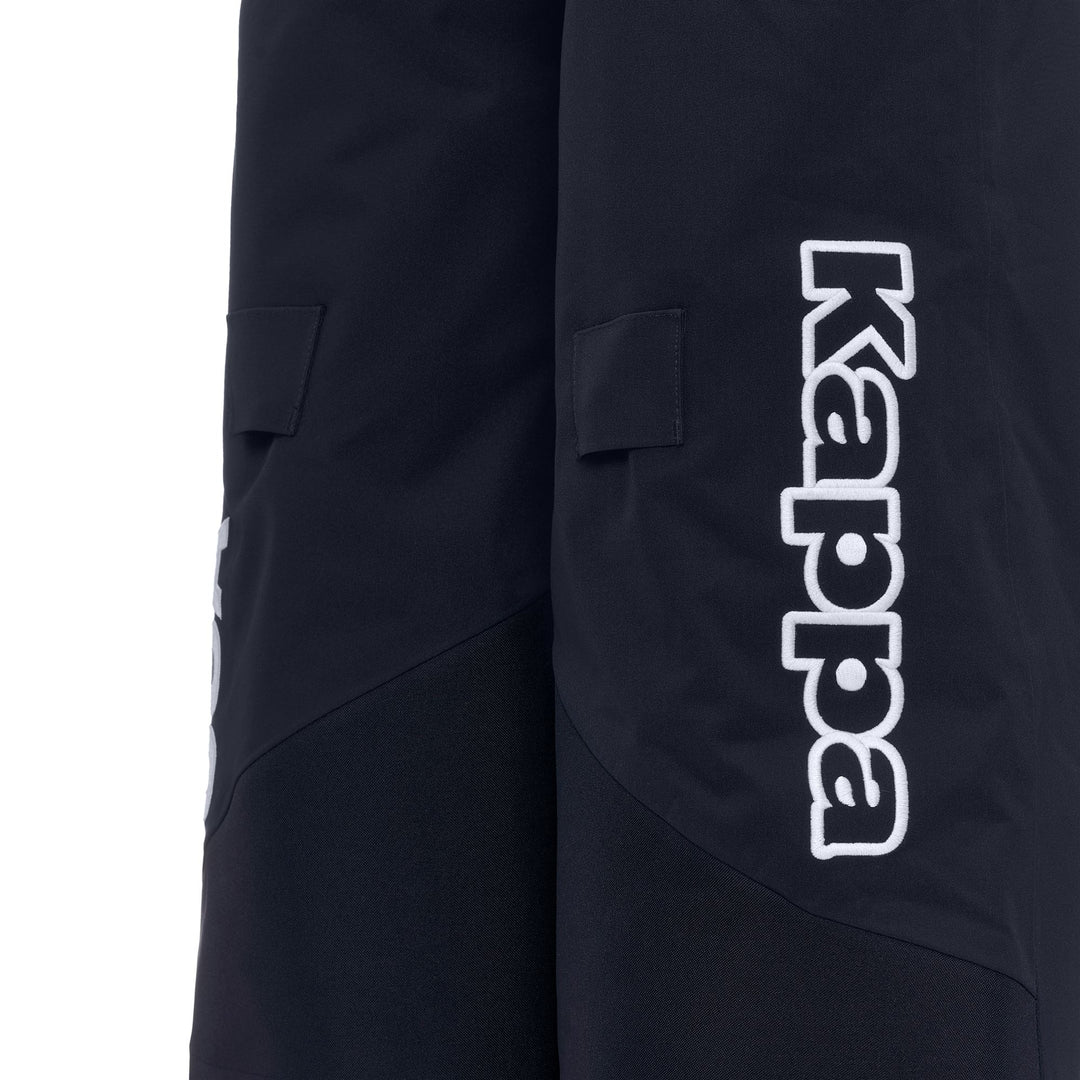 Pantalones de esquí impermeables azules para mujer con acolchado main