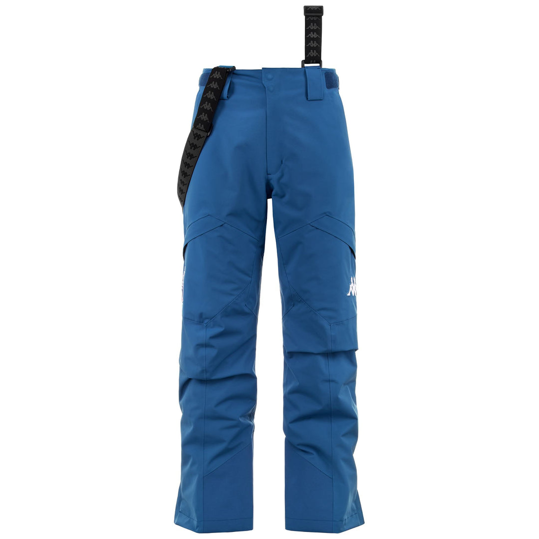 Pantalones de esquí azules para hombre con protección impermeable y aislamiento 01