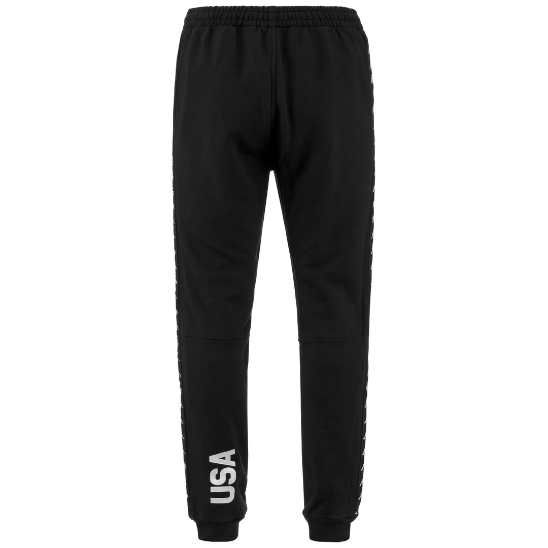 Pantalon de ski noir pour homme, coupe classique, en polaire douce main