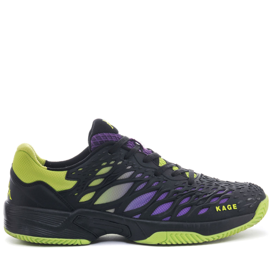 Lime green unisex low cut sport shoes with memory foam main