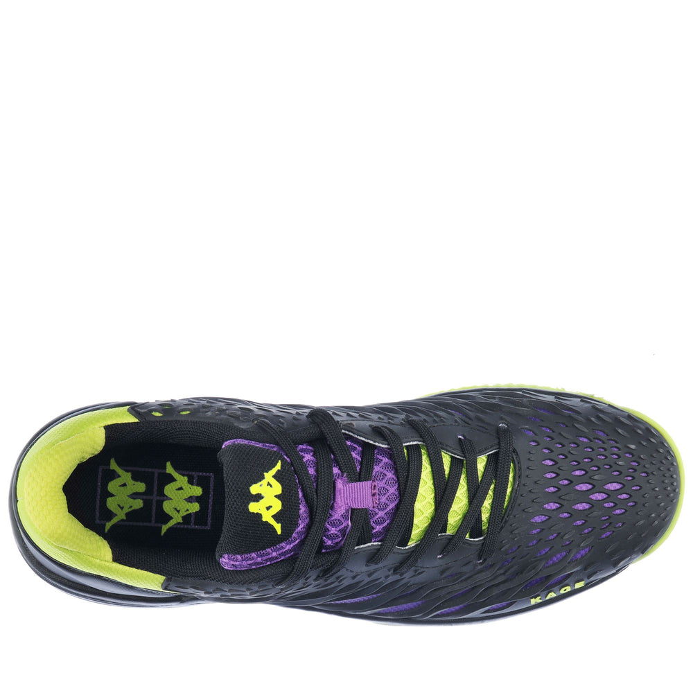Lime green unisex low cut sport shoes with memory foam 02