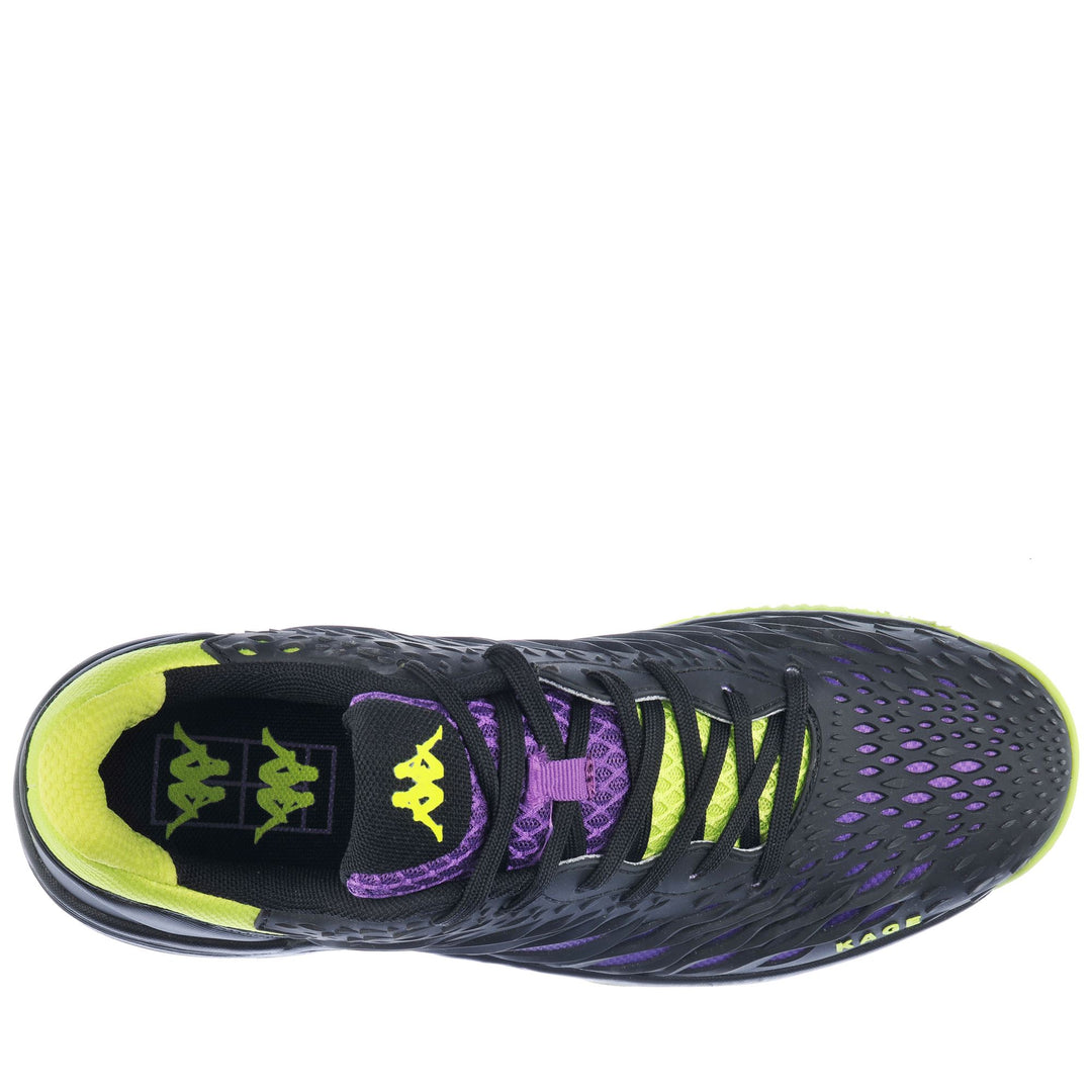 Lime green unisex low cut sport shoes with memory foam main