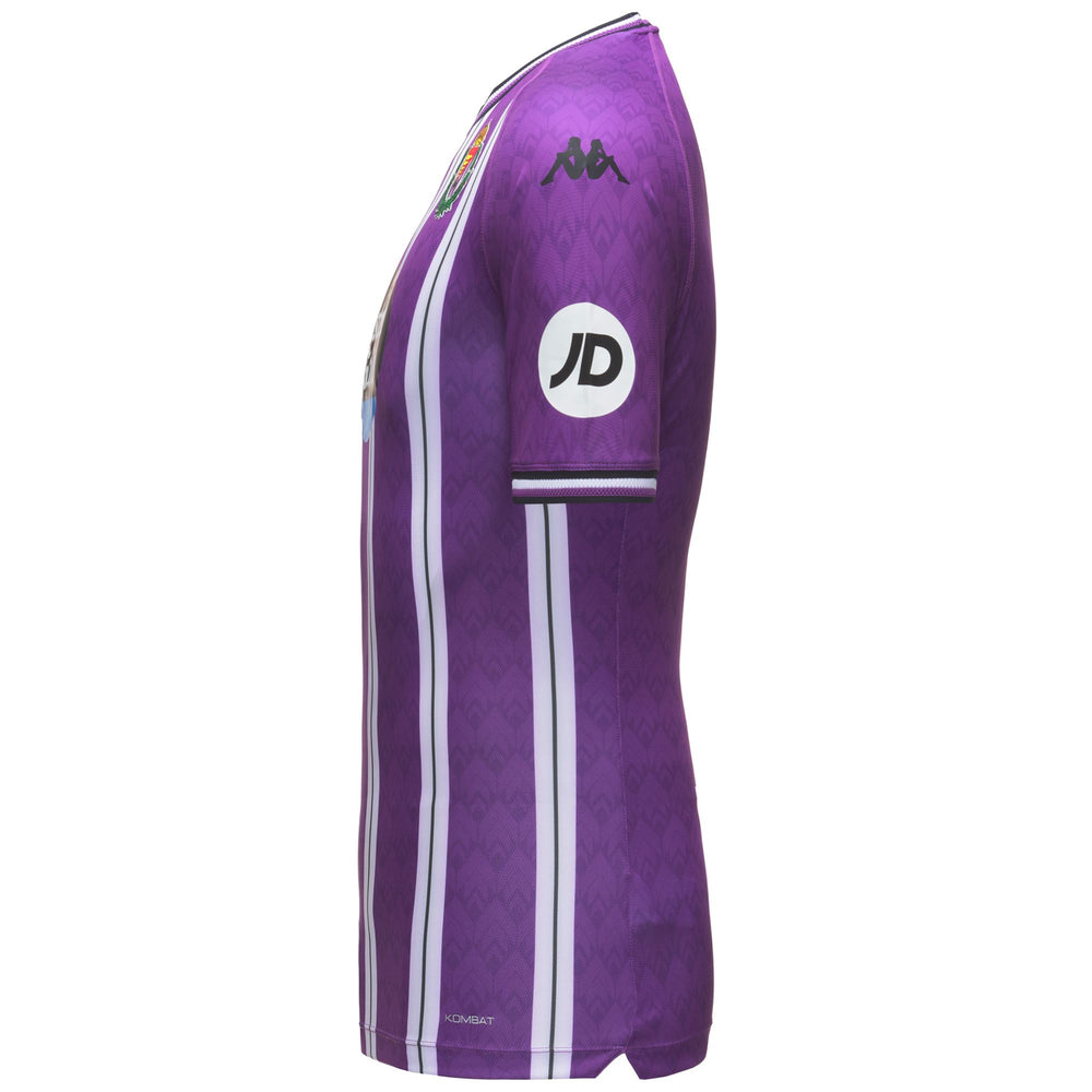 Violet Men's Real Valladolid Football Shirt in Skin Fit 02