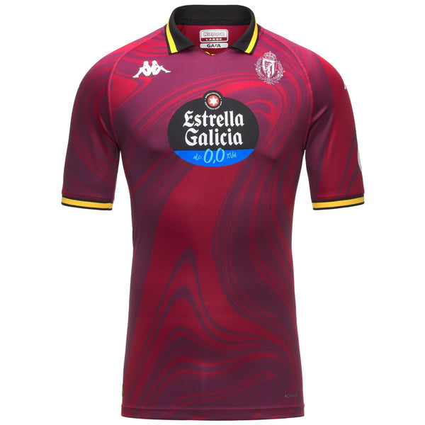 Red Men's Real Valladolid Soccer Jersey | Kappa