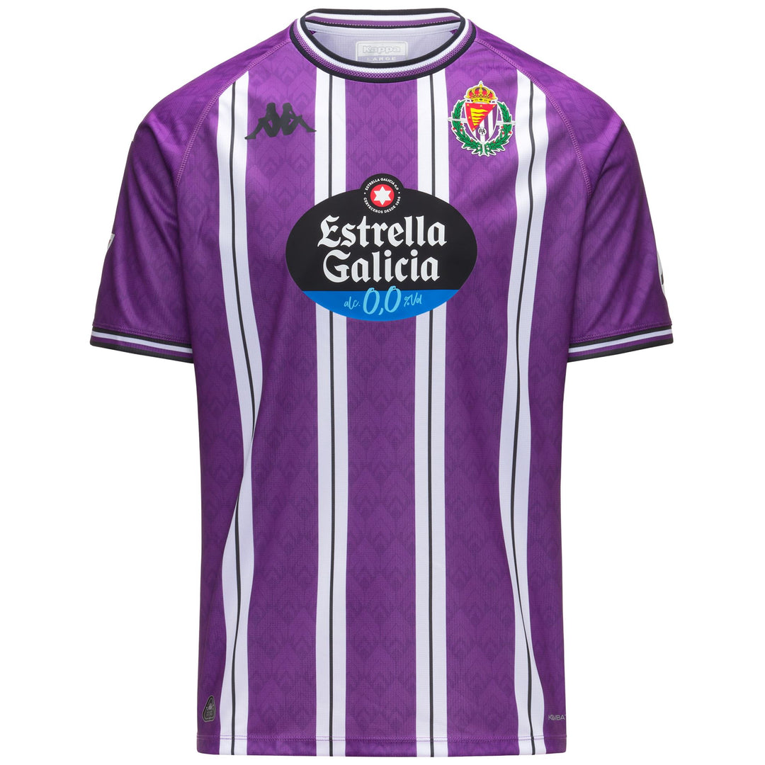 Camiseta deportiva de fútbol reciclada para hombre de color violeta 01