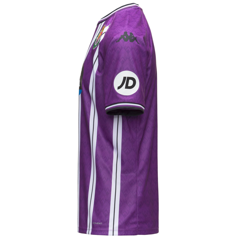 Camiseta deportiva de fútbol reciclada para hombre de color violeta 02