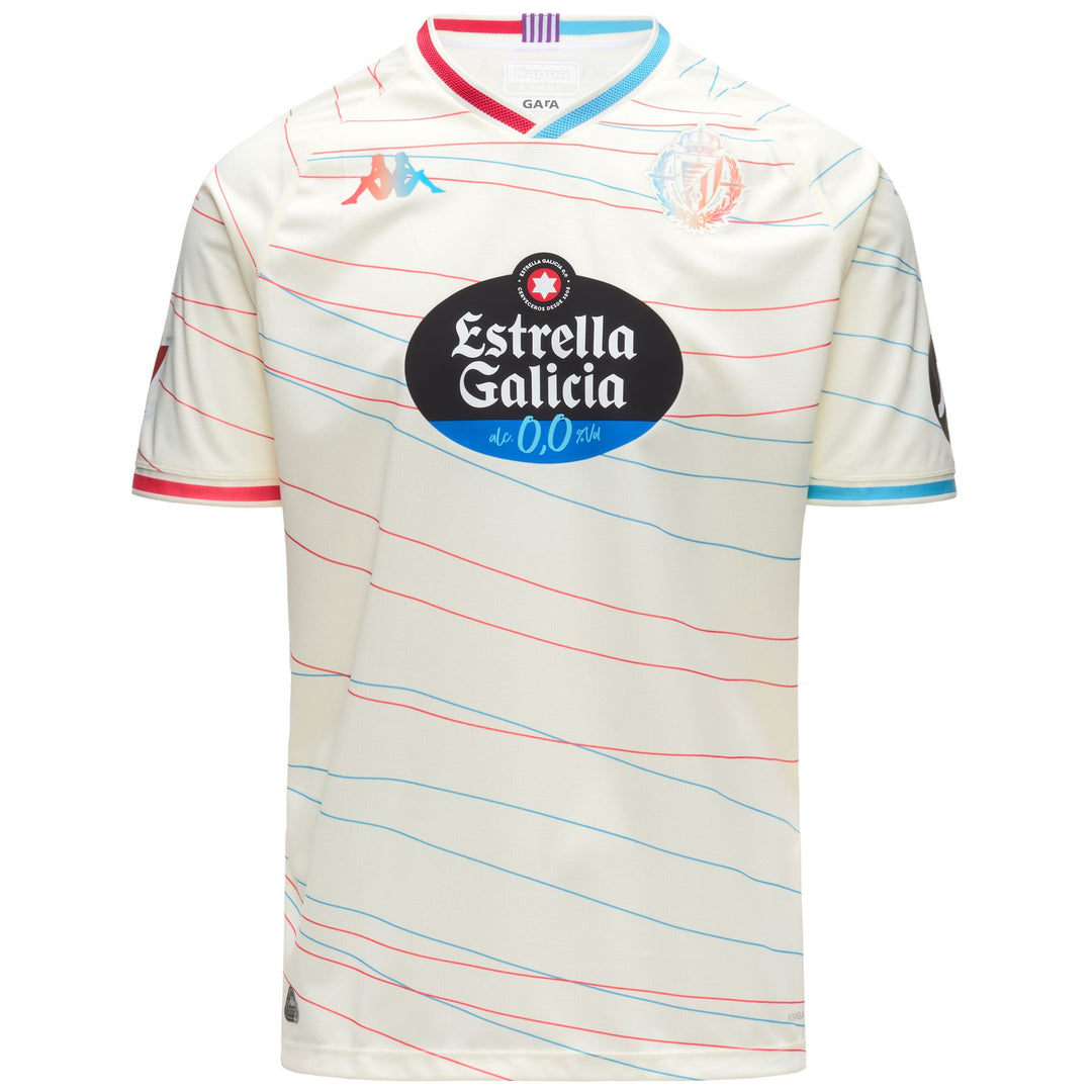 Maillot de football blanc pour homme du Real Valladolid en tissu recyclé 01