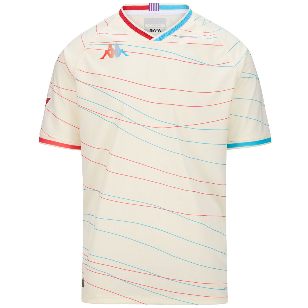 Maglia da uomo bianca in jersey attivo con protezione Hydro-Way 01