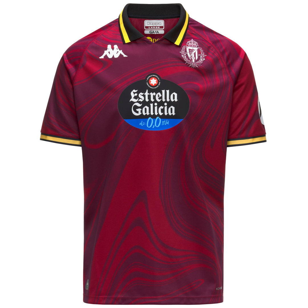 Camiseta fútbol roja del Real Valladolid para hombre main