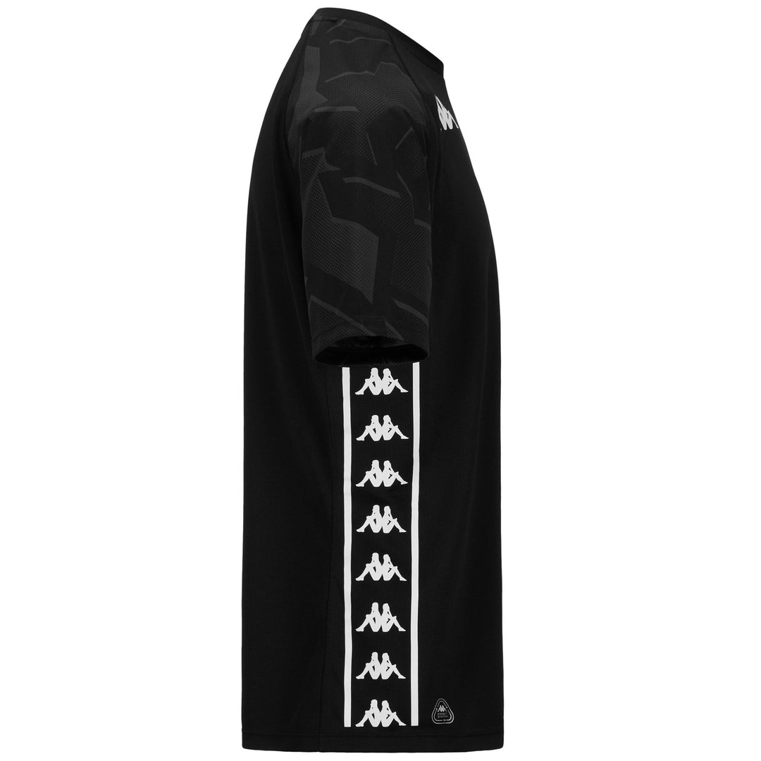 Black Men's Active Jersey with Hydro-Way Protection main