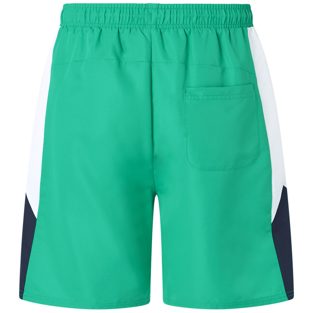 Pantalones cortos deportivos Green Marine para hombre con cintura ajustable main