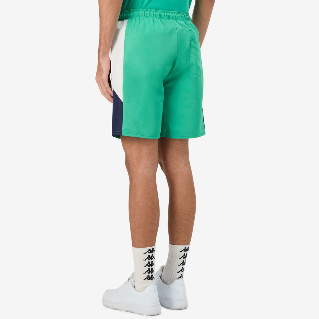 Pantalones cortos deportivos Green Marine para hombre con cintura ajustable main