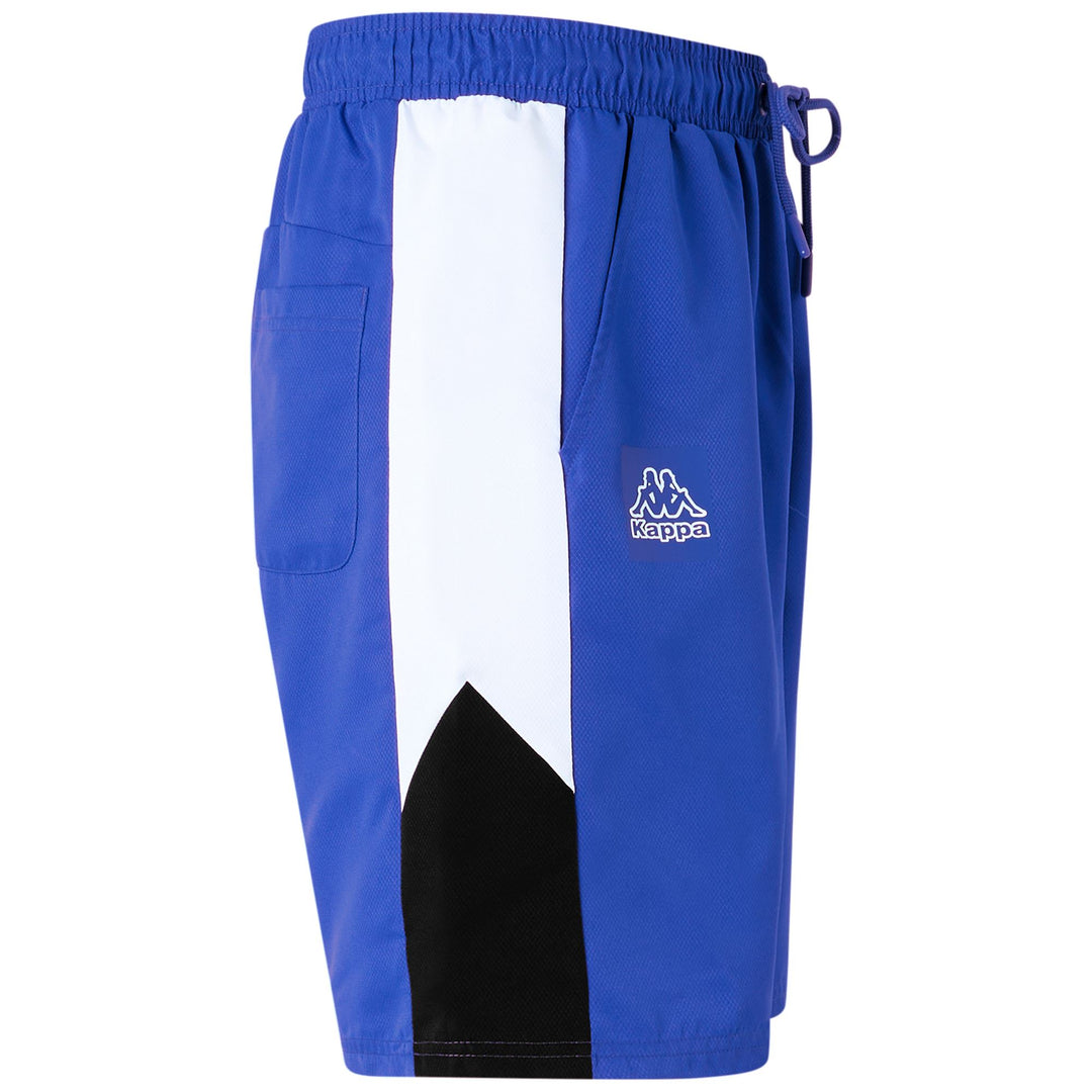 Pantalones cortos deportivos azul real para hombre con cintura ajustable main