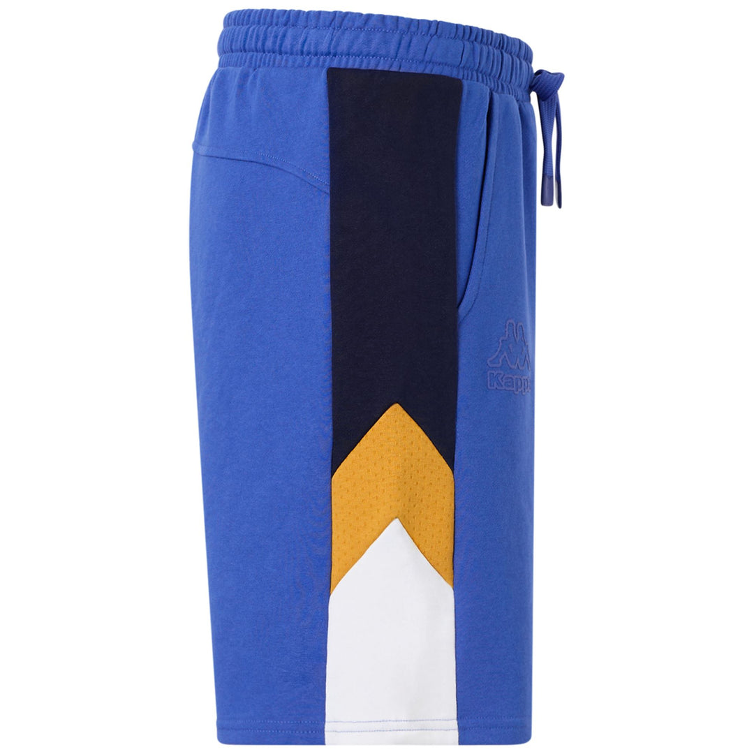 Pantaloncini in Cotone Stile Sportivo Uomo Blu Reale main