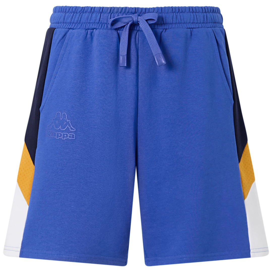 Pantaloncini in Cotone Stile Sportivo Uomo Blu Reale main