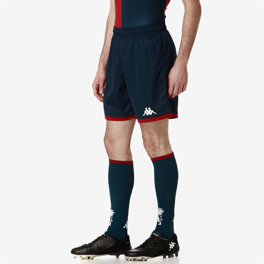 Pantaloni Sportivi da Calcio Uomo Blu Scuro con Protezione Hydro-Way main