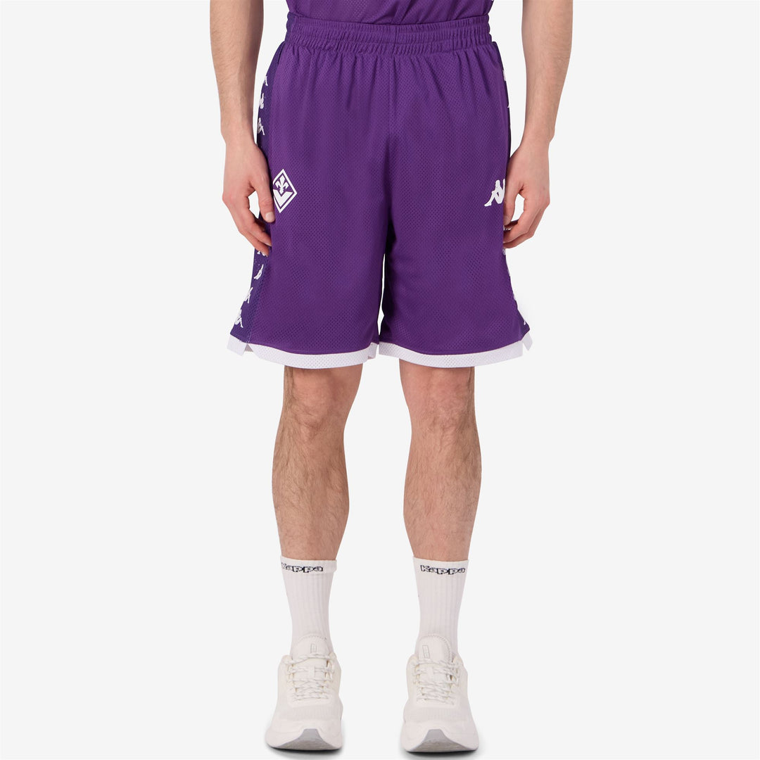 Pantaloncini da calcio ACF Fiorentina da uomo viola in tessuto a rete main