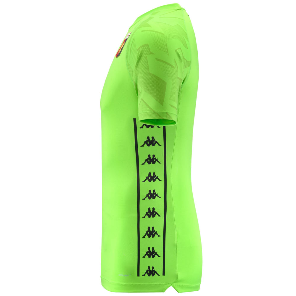 Neon Green Men's Football Goalkeeper Jersey with Hydro-Way Protection 02