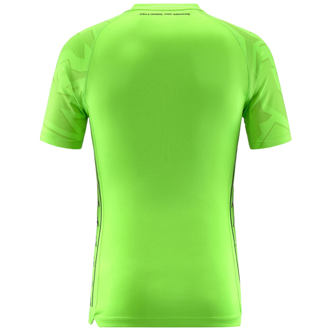 Neon Green Men's Football Goalkeeper Jersey with Hydro-Way Protection main