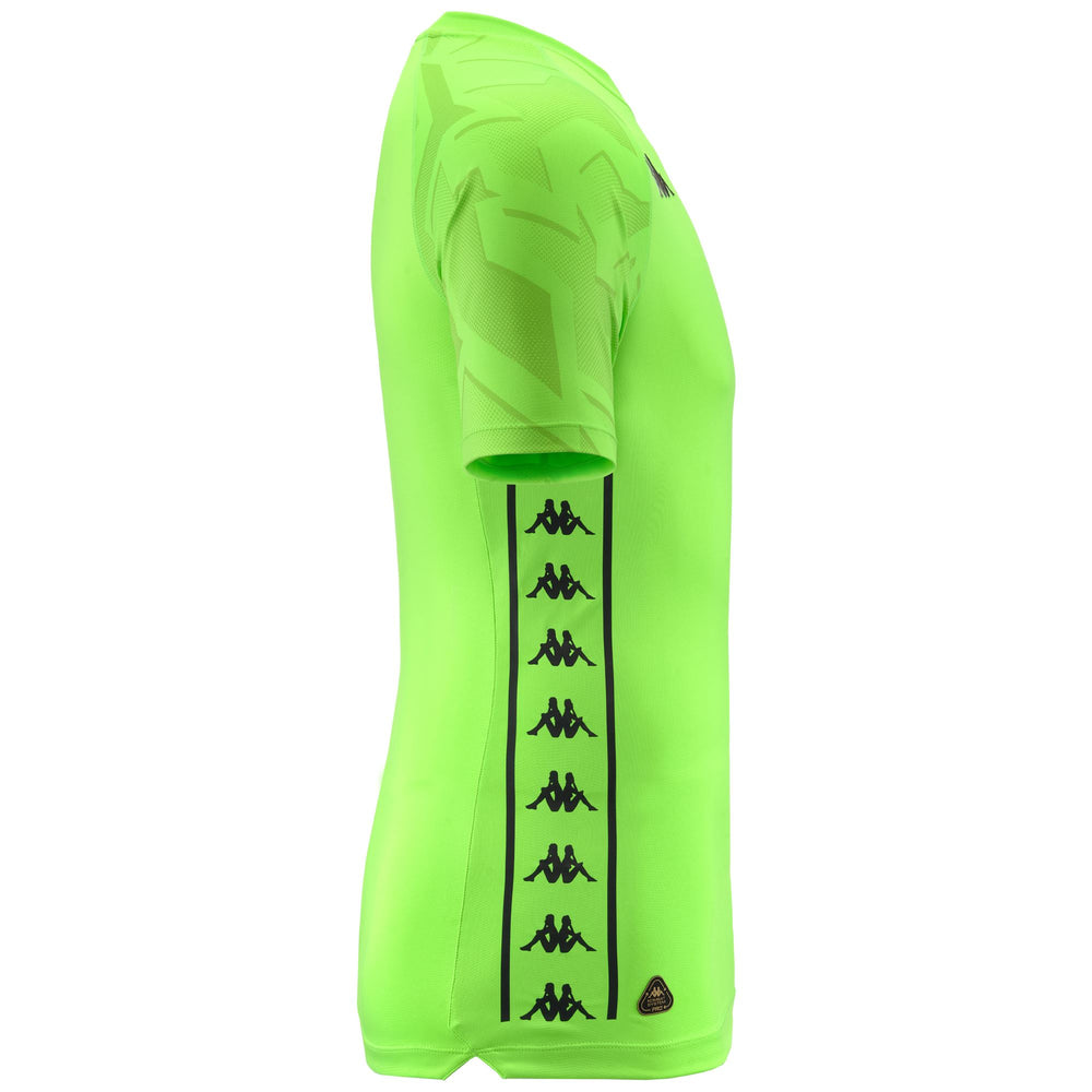 Neon Green Men's Football Goalkeeper Jersey with Hydro-Way Protection 02