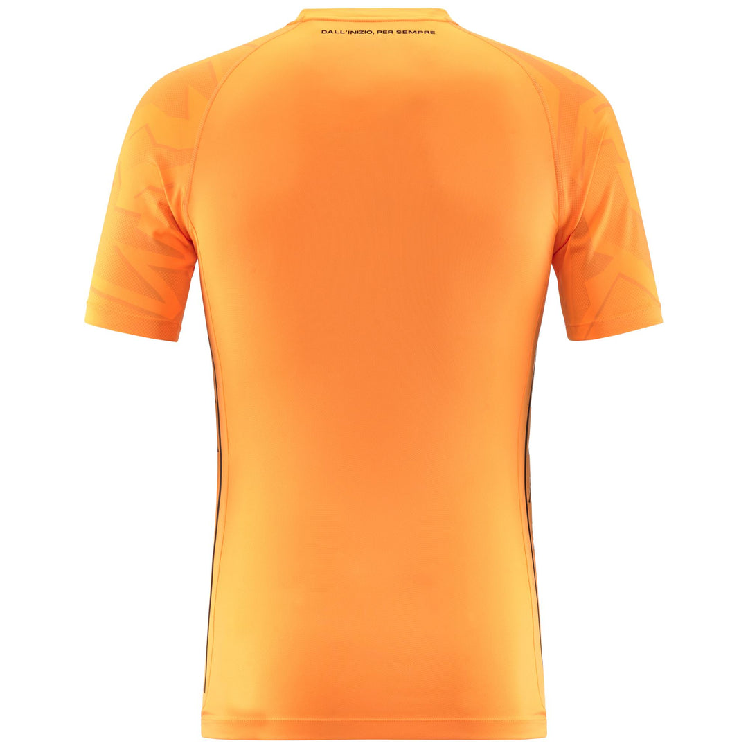 Maillot de gardien de but de football Genoa jaune pour homme, coupe ajustée main