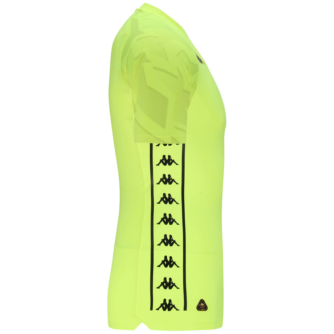 Camiseta de portero de fútbol para hombre verde neón con protección Hydro-Way main