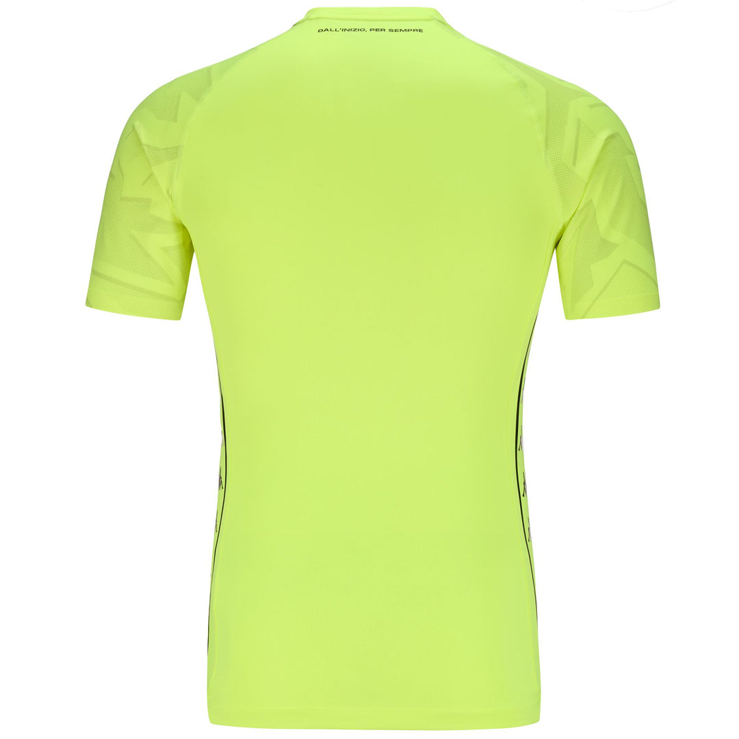 Camiseta de portero de fútbol para hombre verde neón con protección Hydro-Way main