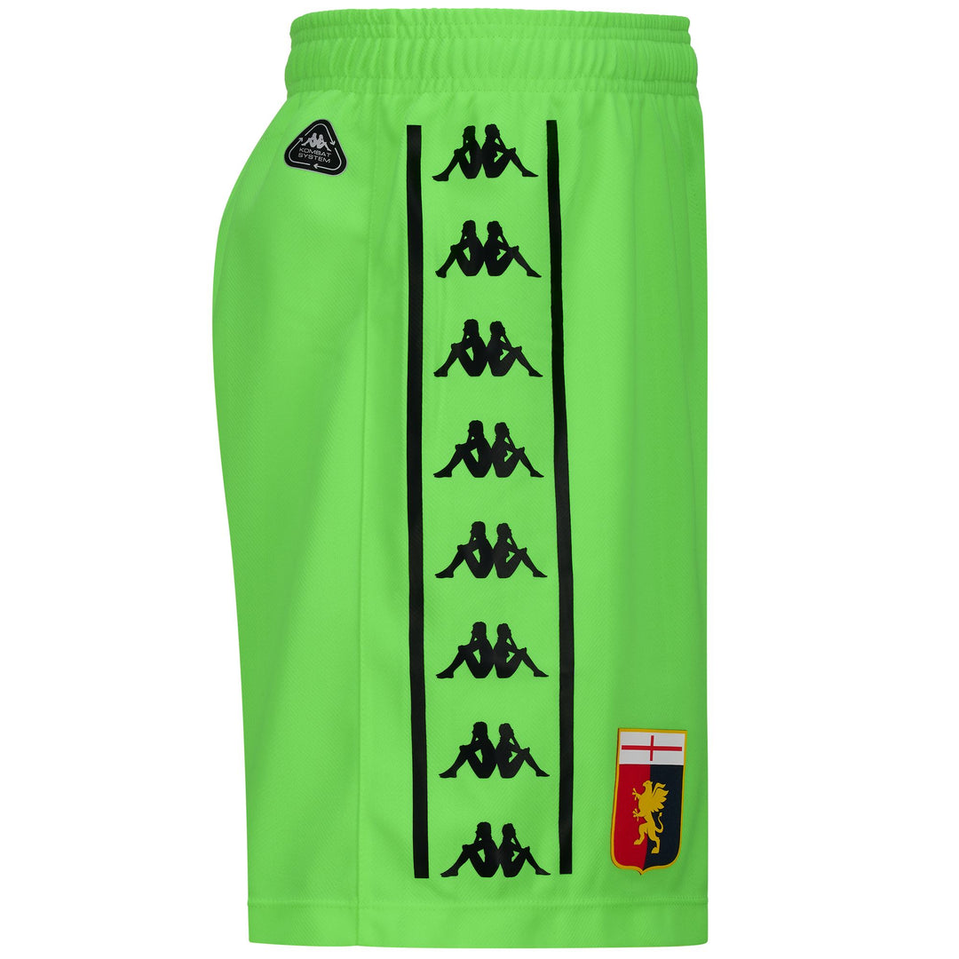 Neon Green Men's Football Sport Shorts with Hydro-Way Protection main