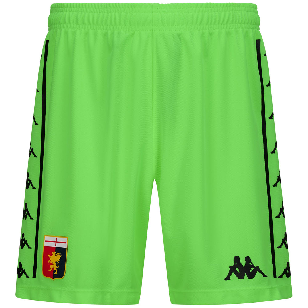 Pantaloni Sportivi da Calcio Uomo Verde Neon con Protezione Hydro-Way 01