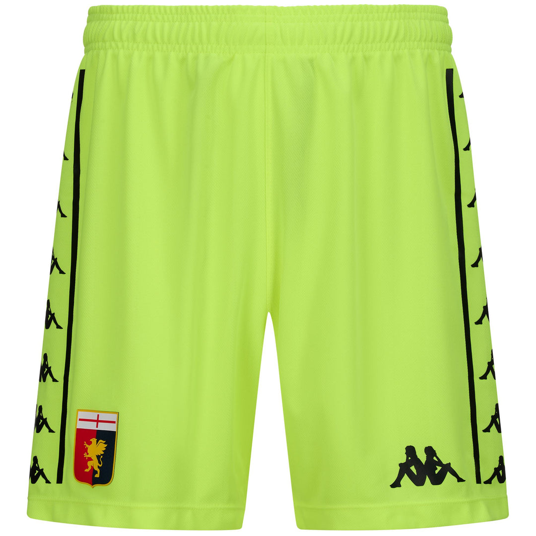 Pantaloni Sportivi da Calcio Uomo Verde Neon con Protezione Hydro-Way 01