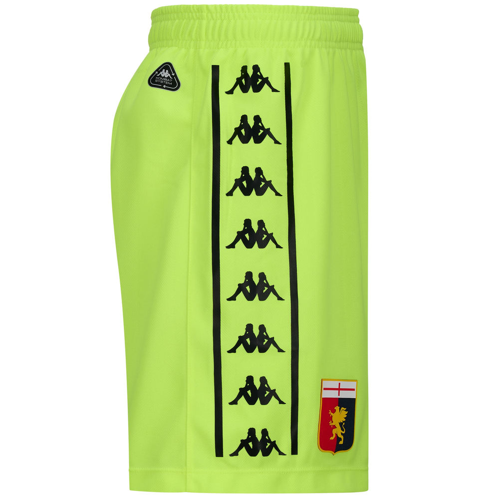 Pantaloni Sportivi da Calcio Uomo Verde Neon con Protezione Hydro-Way 02