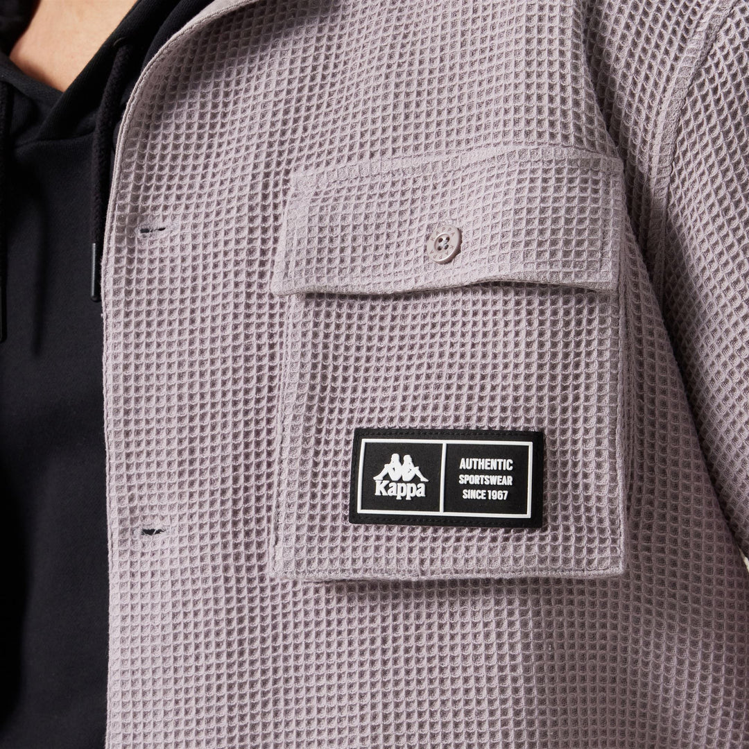 Camicia Sportiva Classica Grigia Chiara Uomo con Vestibilità Comfort main