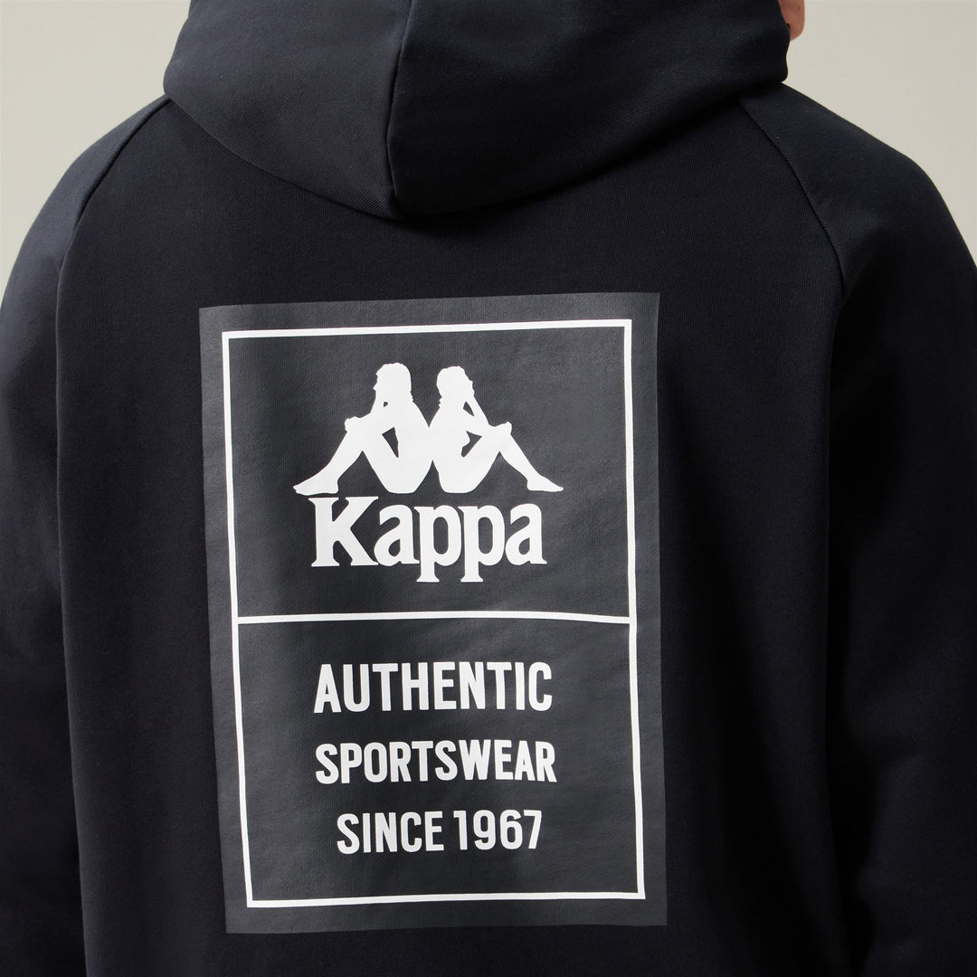 Black French Terry Hoodie with Kangaroo Pocket main